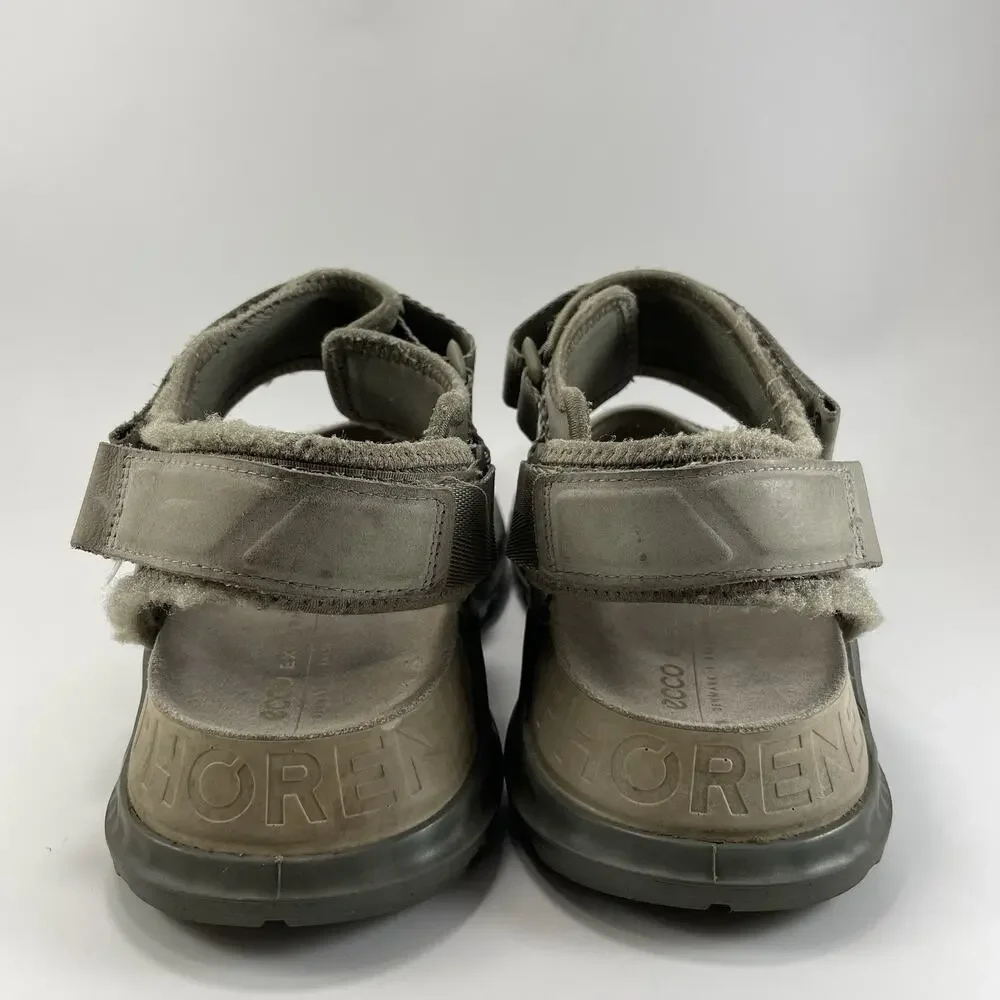 ECCO Exowrap 3 Strap Sport Sandal Active Phorene Mens Size 10-10.5/44 Taupe